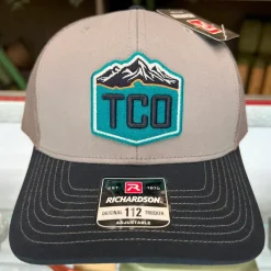 Fly Fishing^ TCO Fly Shop Hat Low Pro Trucker - 3D Crest Logo - Your Premium Fishing Gear Store Rods Lines Baits Accessories