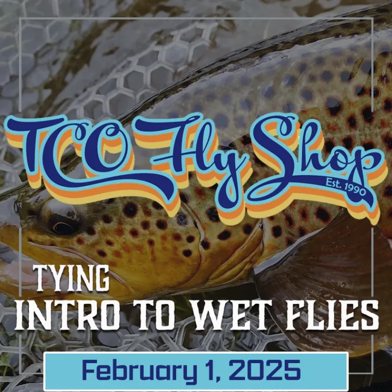 Fly Fishing^ TCO Fly Tying Class: Introduction To Wet Flies with Steve Turrisi - Your Premium Fishing Gear Store Rods Lines Baits Accessories