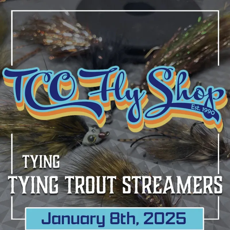 Fly Fishing^ TCO Fly Tying Class: Tying Trout Streamers with Sam Reibman - Your Premium Fishing Gear Store Rods Lines Baits Accessories
