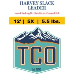 Fishing Line^ TCO Hand Tied Harvey Slack Leader 12' 5X - Your Premium Fishing Gear Store Rods Lines Baits Accessories