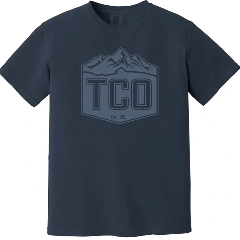 Fishing Line^ TCO Logo T-Shirt - Fish Mountain Acid Crest - Your Premium Fishing Gear Store Rods Lines Baits Accessories