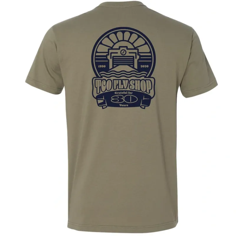 Fly Fishing^ TCO Logo T-Shirt 30th Anniversary Monochrome Tee Sale - Your Premium Fishing Gear Store Rods Lines Baits Accessories