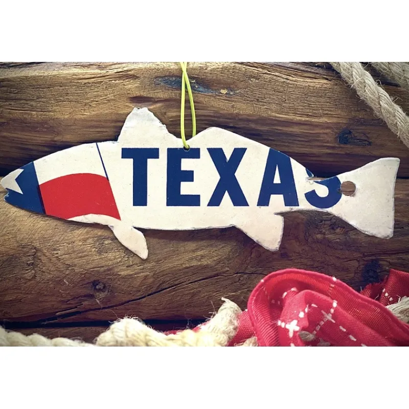 Fishing Line^ Texas Redfish Christmas Ornament - Your Premium Fishing Gear Store Rods Lines Baits Accessories