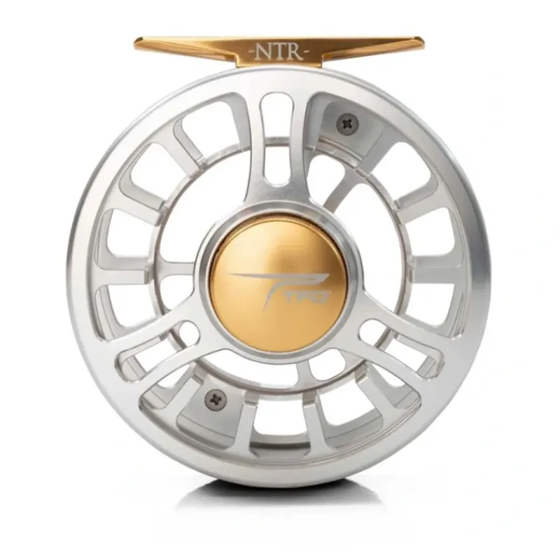 Fly Fishing^ TFO NTR Fly Reel Clear & Gold - Your Premium Fishing Gear Store Rods Lines Baits Accessories