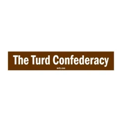 Fly Fishing^ The Turd Confederacy Sticker - Your Premium Fishing Gear Store Rods Lines Baits Accessories