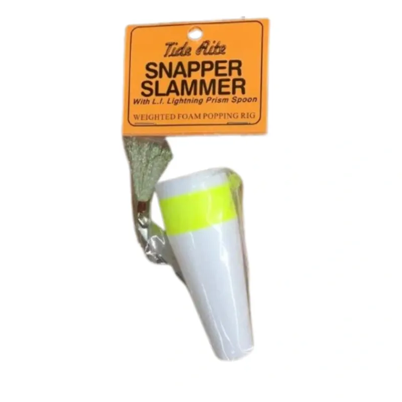 Bait^ Tide Rite Weighted Foam Snapper Popper with Snapper Zapper Prism Spoon - Your Premium Fishing Gear Store Rods Lines Baits Accessories