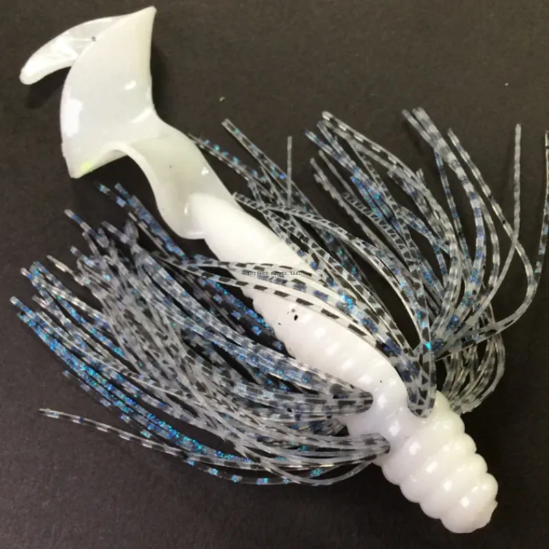 Bait^ Tightlines UV Sow Belly Twister RATTLING 5" White - Your Premium Fishing Gear Store Rods Lines Baits Accessories