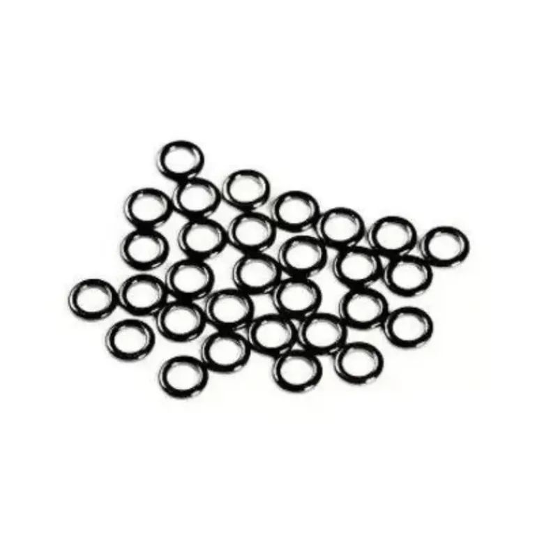 Fly Fishing^ TIPPET RINGS LARGE BLACK NICKEL - Your Premium Fishing Gear Store Rods Lines Baits Accessories