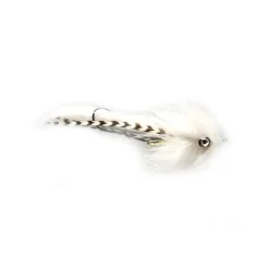 Fly Fishing^ Trash Can Streamer White - Your Premium Fishing Gear Store Rods Lines Baits Accessories