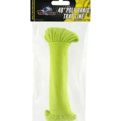 Fishing Line^ Tsunami 48' Poly Braid Crab Trap Line, Chartreuse - Your Premium Fishing Gear Store Rods Lines Baits Accessories