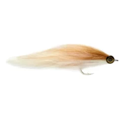 Fly Fishing^ Two Tone Brushy Tan & White - Your Premium Fishing Gear Store Rods Lines Baits Accessories