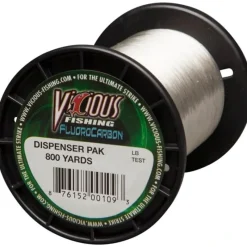 Fishing Line^ Vicious Fluorocarbon Line 20lb 800yd Clear - Your Premium Fishing Gear Store Rods Lines Baits Accessories