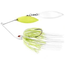 Bait^ War Eagle Double Willow Painted Head Spinnerbait- 3/8oz- White Chartreuse - Your Premium Fishing Gear Store Rods Lines Baits Accessories