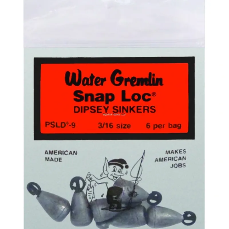 Fishing Line^ Water Gremlin Snap-Loc Dipsey Swivel Sinker, 3/16oz - Your Premium Fishing Gear Store Rods Lines Baits Accessories