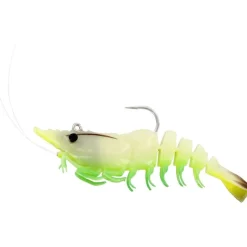 Bait^ Westin Salty the Shrimp Pearl Chartreuse 4" - Your Premium Fishing Gear Store Rods Lines Baits Accessories