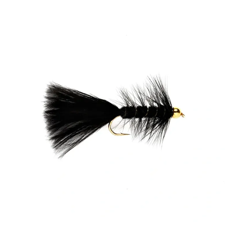Fly Fishing^ Woolly Bugger Black Beadhead - Your Premium Fishing Gear Store Rods Lines Baits Accessories