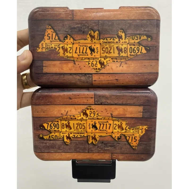Fly Fishing^ Wyoming Cody's Fish Artwork & MFC Fly Box (Limited Edition Artist Series) - Your Premium Fishing Gear Store Rods Lines Baits Accessories