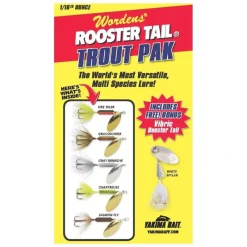 Bait^ Yakima Bait Original Rooster Tail Spinner Box Kit, 1/4oz - Your Premium Fishing Gear Store Rods Lines Baits Accessories
