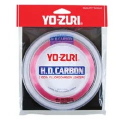 Fishing Line^ Yo-Zuri HD Carbon 100% Fluorocarbon Leader (15-200lb, 100yd, Disappearing Pink) - Your Premium Fishing Gear Store Rods Lines Baits Accessories