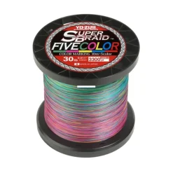 Fishing Line^ Yo-Zuri SuperBraid Braided Line Bulk Spools [30-80lb, 3300yd, Five Color] - Your Premium Fishing Gear Store Rods Lines Baits Accessories